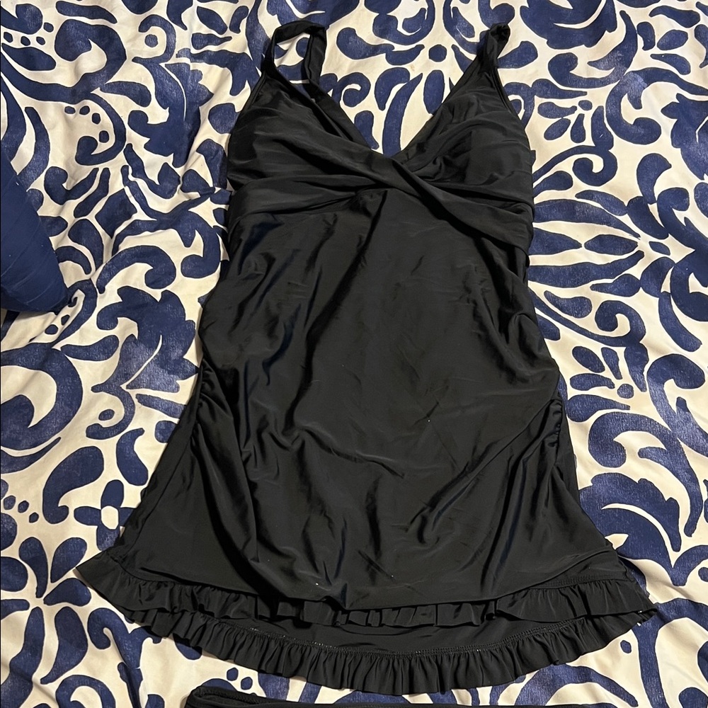 Elegant Black Women's Swim dress